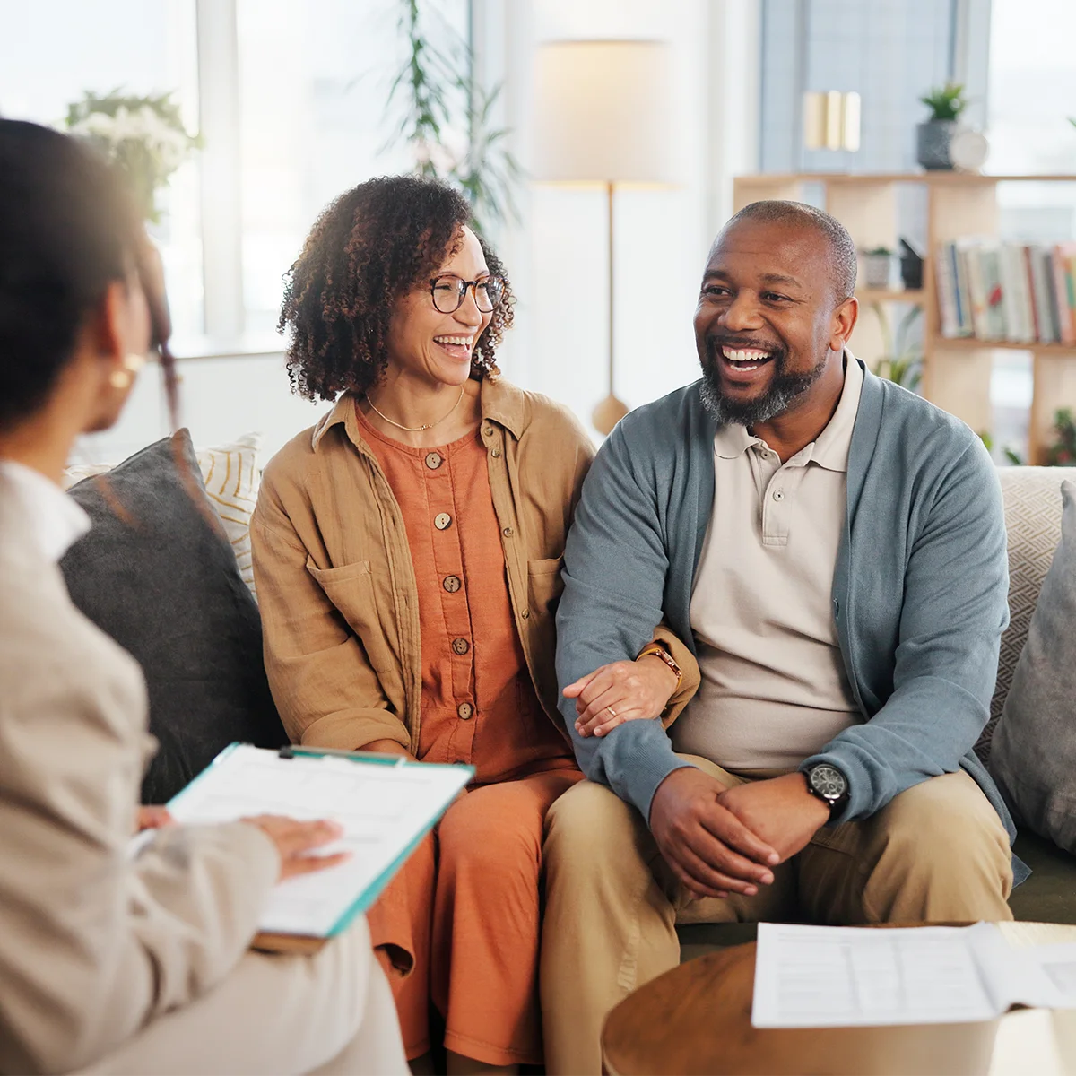 christian financial advisor meeting with pastor and his wife